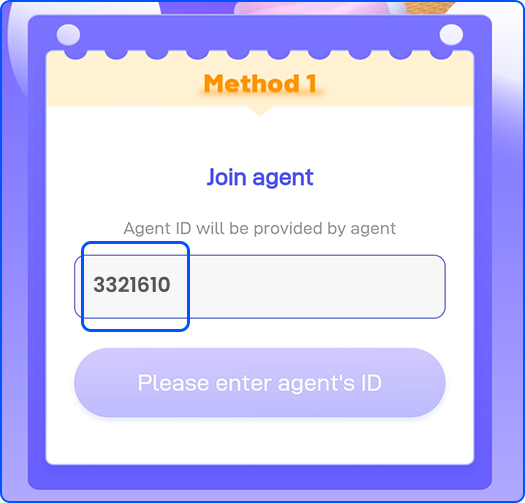 Invite the host through Agency ID